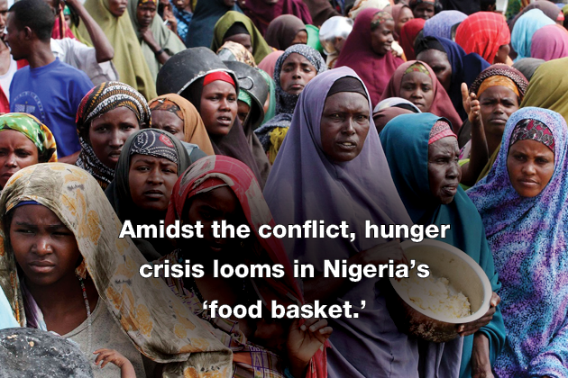 Amidst the conflict, hunger crisis looms in Nigeria’s ‘food basket.’